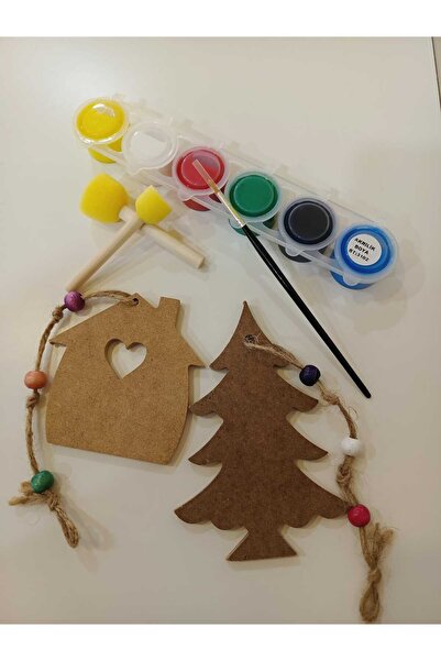 MUCİT KİDS Ahşap Boyama Seti – Çocuklar İçin Yaratıcı Hobi Etkinliği (Akrilik...