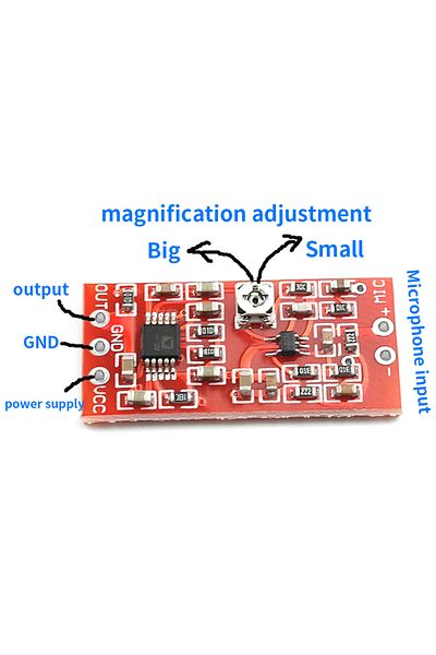 Choice Max4466 Electret Microphone Preamplifier Module With Ssm2167 Voice Compression Amp Sound Amplifie...