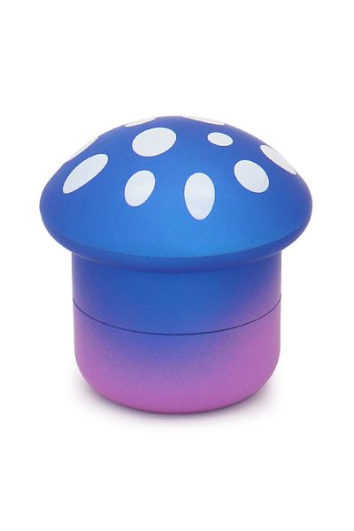 Choice Blue- Purple Large Metal Grinder Herb 70mm Mushroom Shaped Smoke Herb 4 Layer Spice Grinder Durable