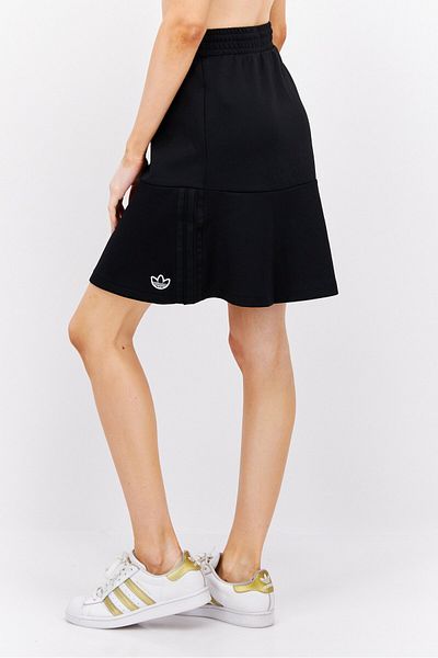 adidas Women Sportswear Fit Drawstring Outdoor Skirt, Black