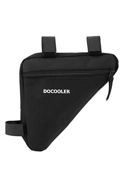 Choice حقيبة دراجة مثلثة سوداء من دولر، حقيبة أمامية للدراجة، تُثبت على إطار ...