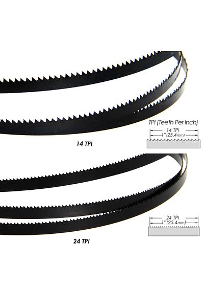 TASP 24 Tpi 2pcs 1065 X 5 X 0.35 Mm Band Saw Blades For Proxxon Micro Mbs/e Bandsaw - 14/24 Tpi