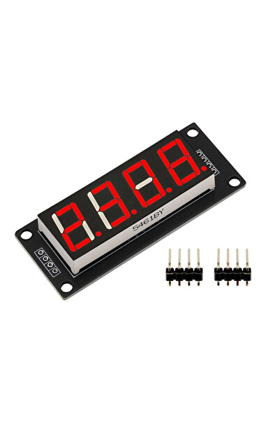 Choice وحدة عرض LED حمراء TM1637 لساعة Arduino 7 قطاعات 4 بت 0.56 بوصة أنبوب ...