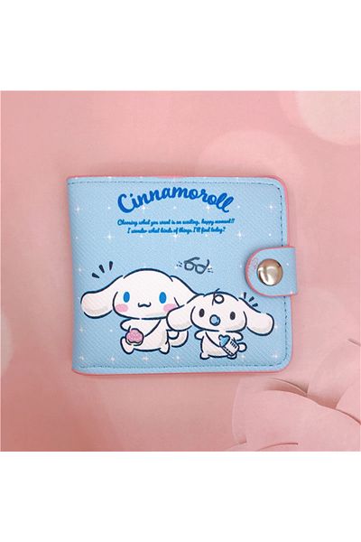 Choice Cinnamoroll Kawaii Hello Kitty Cinnamoroll My Melody Kuromi Sanrio New Pu Casual Money Bag Coin Purs