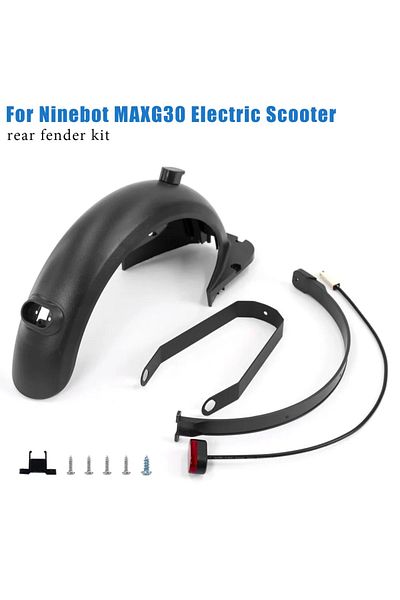 Choice Black 02 Daurable Rear Fender Taillight Bracket Kit For Segway Ninebot Max G30 Electric Scooter Mudg