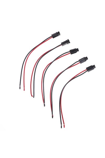 Choice 5pcs T5 LED Bulb Holder Socket For 1.2W W3W Width Instrument Light Plug Extension Cables Harness