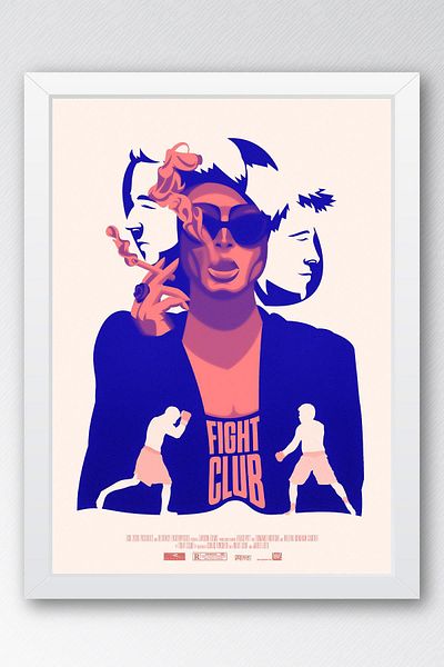 Saturn Pictură înrămată Fight Club - Pictură poster film Fight Club