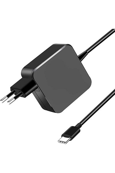 Ninth World محول طاقة USB C بقوة 65 وات من الاتحاد الأوروبي، شاحن حائط سريع من النوع C، لجهاز Mac Book Pro، وDell Latitude،
