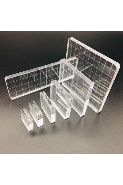 Choice 7 قطع من طوابع الأكريليك متعددة الأحجام، ملحقات كتلة الطوابع الشفافة و...