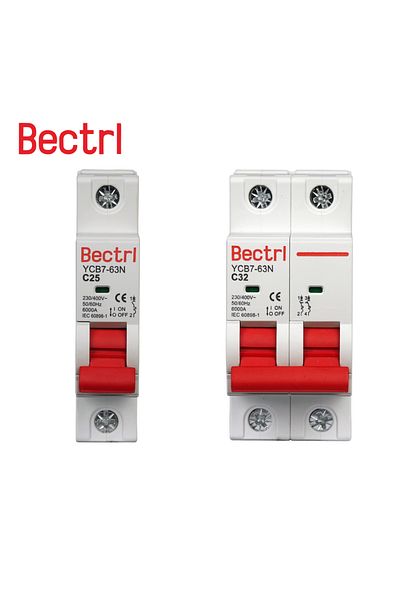 Choice 1 20a Ac Mcb Ycb7-63n C Curve 230/400v~ 50hz/60hz Mini Circuit Breaker 1p 2p 3p 4p 3a 6a 10a 16a 20a