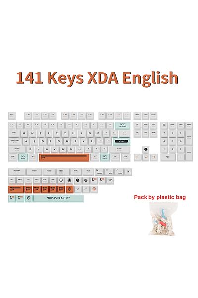 Choice Pack By Bag 141 Keys Xda Profile Plastic Theme Keycaps Pbt Dye Sublimation Key Caps Kit For Gmk67 Ga
