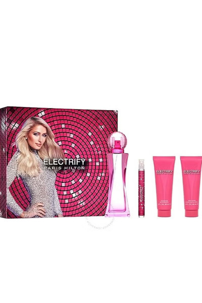 Perfume Gifts مجموعة باريس هيلتون إليكتريفاي (ل) EDP 100مل+10مل+90مل+90مل