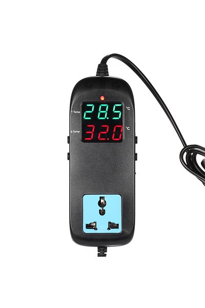 Choice Black Electronic Thermostat Led Digital Display Breeding Temperature Controller Thermocouple Thermos
