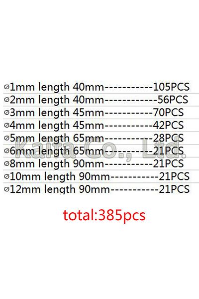Choice 385pcs/box White 9 size 2:1 Heat Shrink Tube Shrinkable Sleeve Heatshrink Tubing Insulation Wire ...