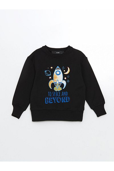LC Waikiki Lcw Crew Neck Printed Baby Boy Sweatshirt