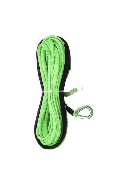 taotaocar Green 1/4''x50' Truck Boat Emergency Replacement Car Outdoor Accessories Synthetic Winch Rope Cable