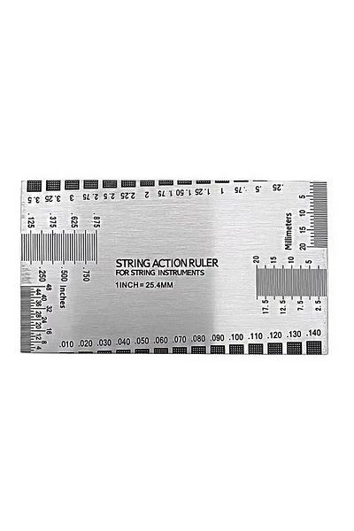 Choice 1 Pcs Miwayer String Action Ruler Gauge,guitar Repairing Tool For Luthier,fit For Guitar,ukulele,bas