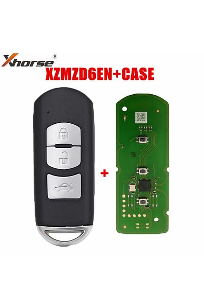 HKCYSEA Pcb With Case Xhorse Xzmzd6en Special Key Pcb Board With 3 Buttons Shell Exclusively For Mazda Remot
