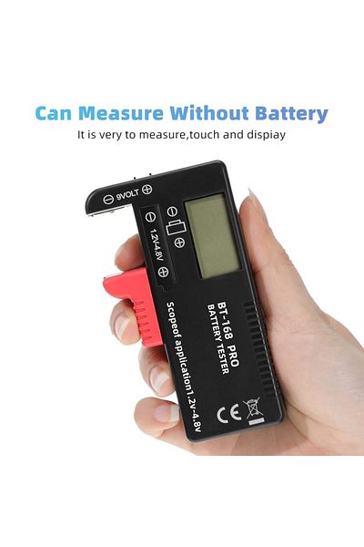 AOKIN BT-168 PRO Digital Lithium Battery Capacity Tester Checkered load analyzer Display Check AAA AA B...