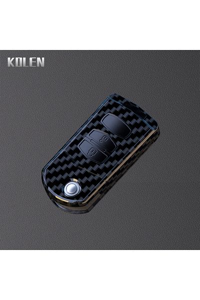 Choice 2 Button Carbon Abs Carbon Fiber Car Flip Key Case Cover For Mazda 2 3 5 6 8 Cx7 Cx-7 Cx5 Cx-5 Cx9 C