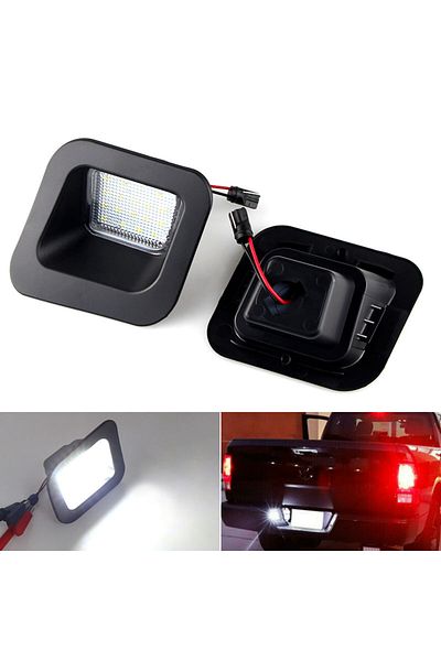 APMATAUTO قطعتان من مصابيح LED و2 قطعة من قطع غيار السيارات ذات Canbus باللون الأبيض لسيارة Dodge Ram 1500 2500 3500 الكلاسيكية موديلات 2003-2018