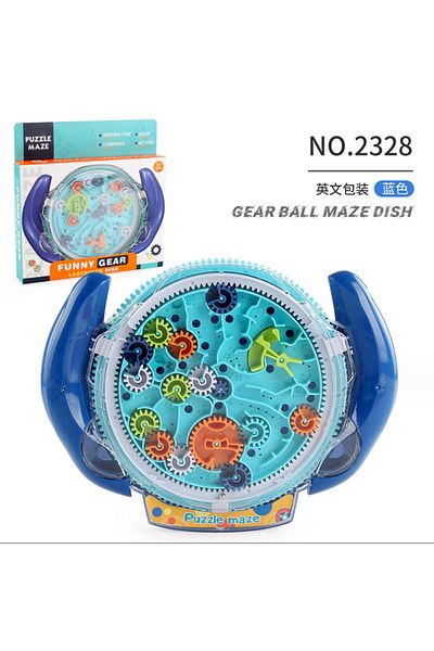 Choice Blue Creative 3d Puzzle Funny Gear Labyrinth Disk Gear Balance Ball Maze Wheel Dish Iq Puzzle Educat