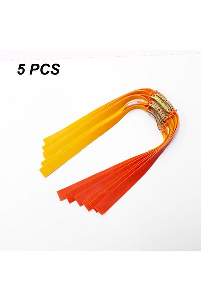 Choice 5pcs 5/10 Pcs Pack 1mm/0.04inch Thickness Latex Flat Rubber Band Shooting Slingshot Accessories Leat