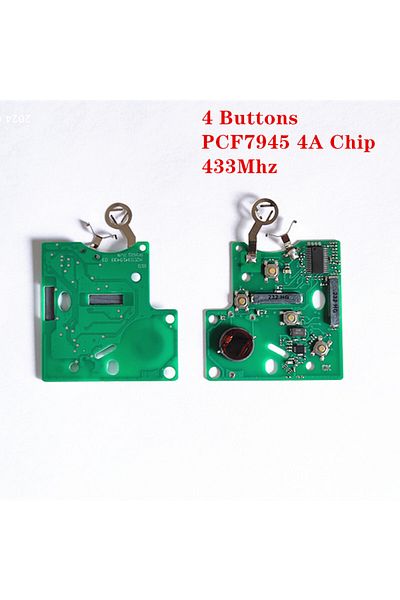 Choice 3PCS 1/3/5pcs 4 button remote key card keyless smart key 433mhz 4A PCF7945 chip 7945 for Renault Cli