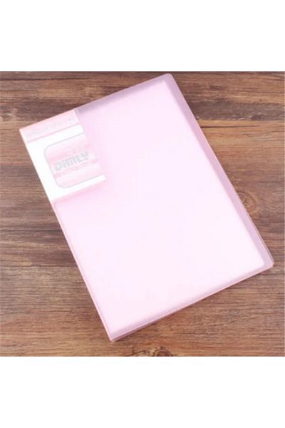 Choice Pink 20 1 Pc 20/40 Pages Transparent A5 Folder Document Folder For Office And School