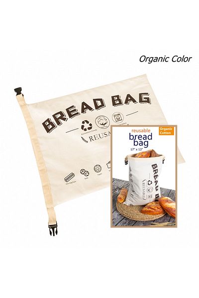 Choice Organic Color Bread Bag Organic Reusable Bread Bags For Homemade Bread Gift Giving Fresh Keeping Bre