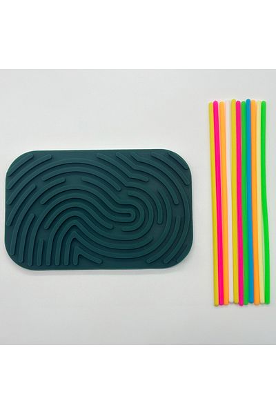 Choice As Picture Shows 1set Sensory Activity Board, Sensory Activity Board: Silicone Fidget Toy For Calmin