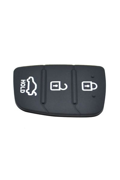 Choice 3 Button Pad Replacement Rubber Car Repair Key Shell  For Hyundai Creta I20 I40 Tucson Elantra Sa...