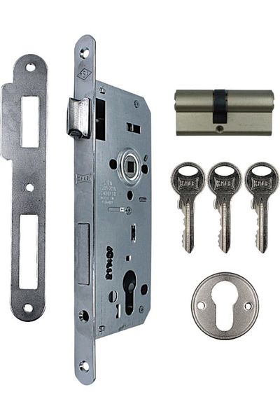 Otantik Çarşı 1520Rp Model 45 mm Chrome Oval Castle Lock