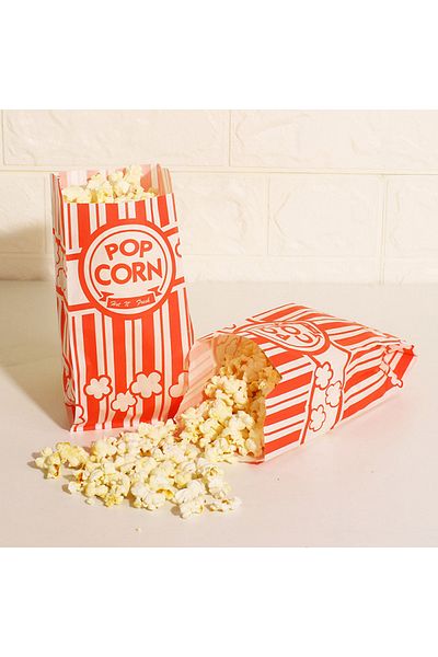 Choice 25Pcs Popcorn Packaging Bag Carnival Stripes Bags Holders Bowl Mini Food Containers Portable Cups...