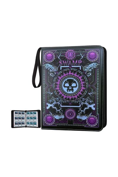 Choice Purple 9 Pocket Card Binder With Sleeves 900 Double Sided Pocket Premium Collector Card Album,card C