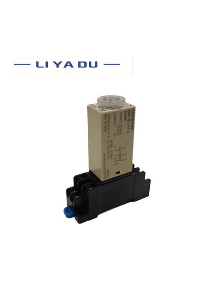 liyadu Dc12v 3min Rotary Knob Dpdt 10s/30s/60s/3m/5m/10m/30m/60m Delay Timer Time Relay Ac220v Dc24v 12v H3