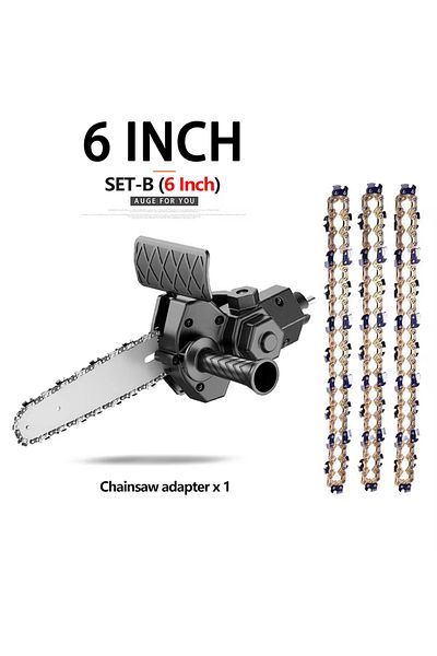Choice 6 Inch 3 Saw Blade Jangklife 4/6 Inch Electric Drill Modified To Electric Chainsaw Adapter Tool Po
