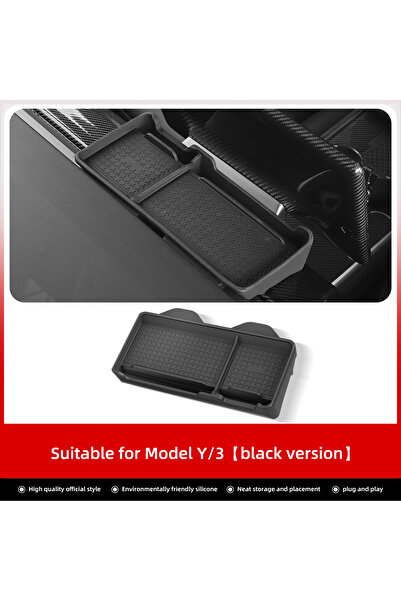 Choice M3Y-GA140BLACK لصندوق تخزين لوحة عدادات سيارة Tesla Model 3 Model Y وش...