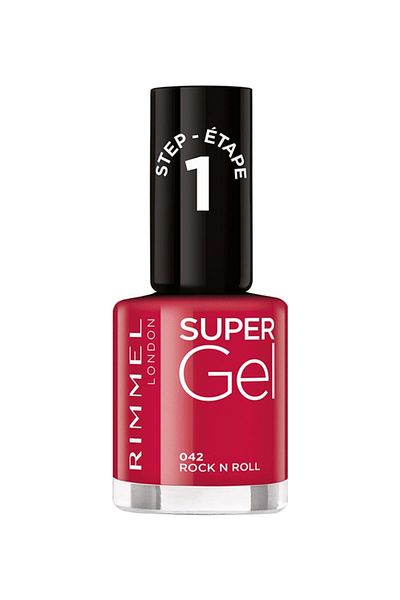 RIMMEL LONDON Rimmel Nail Polish 042 Rock N Roll 12mlطلاء اظافر سوبر جل روك ان رول 042 من ريميل لندن 12مل
