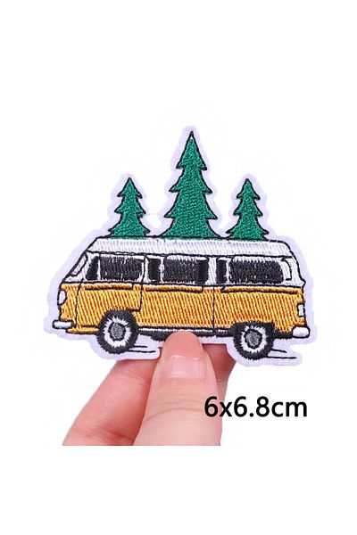 Choice Pe7576ct Outdoor Iron On Patches For Clothes Camp Embroidered Patches For Clothing Thermoadhesive Pa