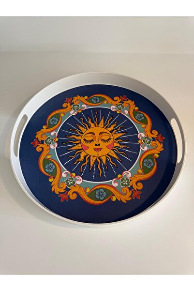 Melamin Yuvarlak Tepsi 36 Cm