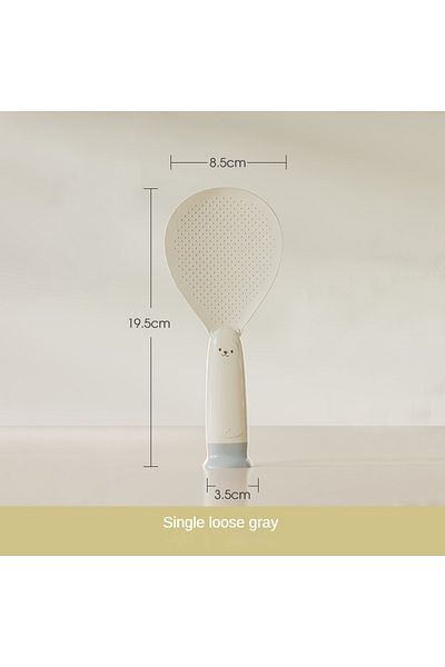 Choice Gray New Suction Cup Rice Spoon Can Stand Up And Not Stick To Rice Rice Making And Rice Serving Heat