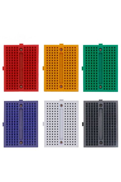 Choice 6 Pcs 6 Pcs Mini Breadboard Kit With 170 Tie Points - Solderless Syb-170 Prototype Pcb Bread Board F