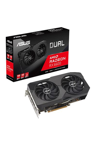 ASUS 8gb Rx6600 Dual Rx6600-8g V2 Gddr6 128bit PCIE 4.0