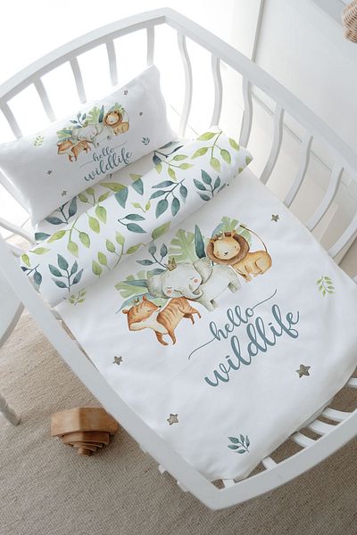 Tuğba Kuğu Safari Bed Duvet Cover Set - 80X120, Baby Series