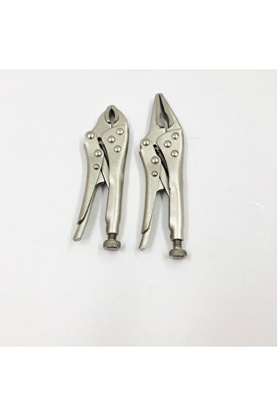 Choice 2 قطعة/المجموعة من كماشة قفل صغيرة ذات قبضة ملزمة بطول 5 بوصات وفك منحني بطول 4 بوصات ومشبك موفر للعمالة...