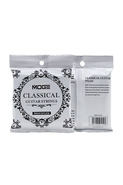 Choice Moge Mg43 028-043 Classical Guitar Strings Nylon Silver Jacketed Wire Coating Musical Instrument ...