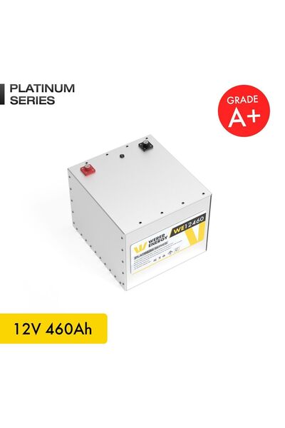 WERER ENERGY 12V 460Ah LiFePO4 Platinum Series Bluetooth'lu Lityum Demir Fosfat Akü