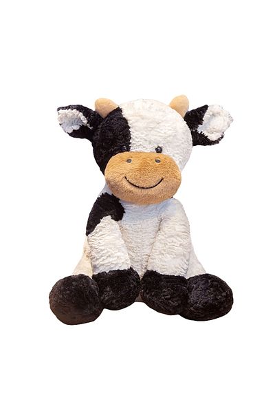 Choice 25cm Black Nice 25cm-70cm Huggable Plush Cow Toy Lovely Cattle Plush Stuffed Animals Cattle Soft Dol
