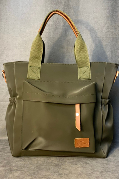 Uretti - Hüseyin 1361 Tote Bag Зелена сумка через плече - 28 x 37 см